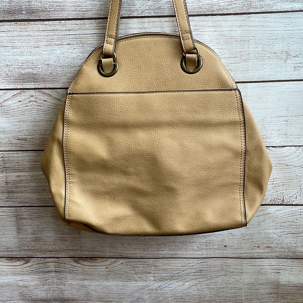 CARLOS‎ BY CARLOS SANTANA VEGAN LEATHER HOBO BAG WITH TASSEL - Picture 6 of 9